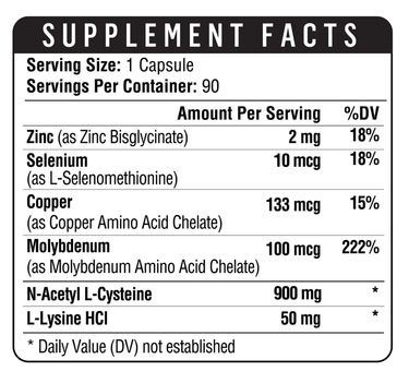 NAC 900+ 90 Caps * Healthgevity Supplement - Conners Clinic